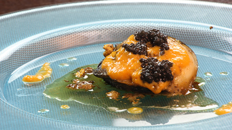 あわびのステーキ